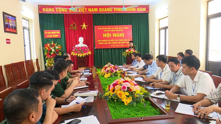 Huyện Phù Ninh tổ chức Hội nghị giao nhiệm vụ diễn tập chiến đấu xã trong khu vực phòng thủ năm 2024